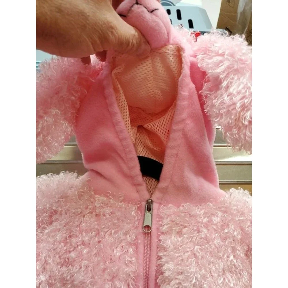 Toddler Pink Poodle Hooded Costume Outfit